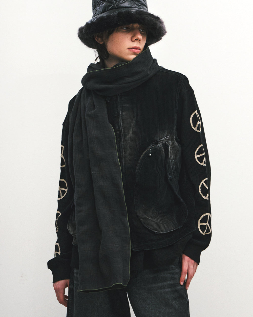 Eastlogue - Deck Vest (Black Corduroy) product image 3 | TRAB K-Fashion Australia