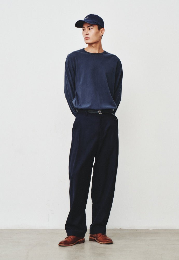 Art if acts - Garment Dyed Long Sleeve (Navy) product image 5 | TRAB K-Fashion Australia