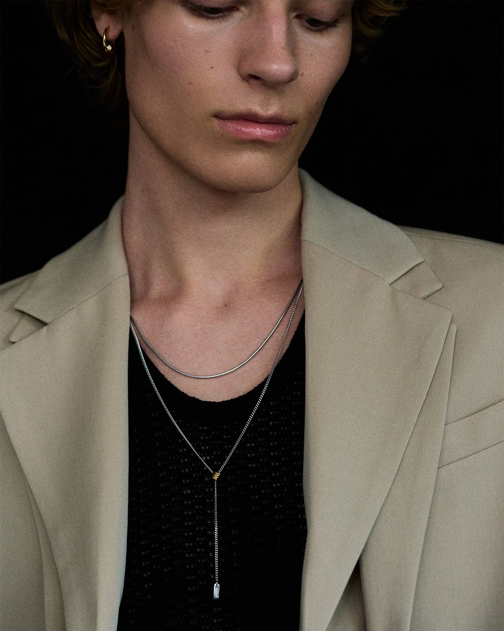 Numbering - Coil Drawstring Necklace #8705 product image 1 | TRAB K-Fashion Australia