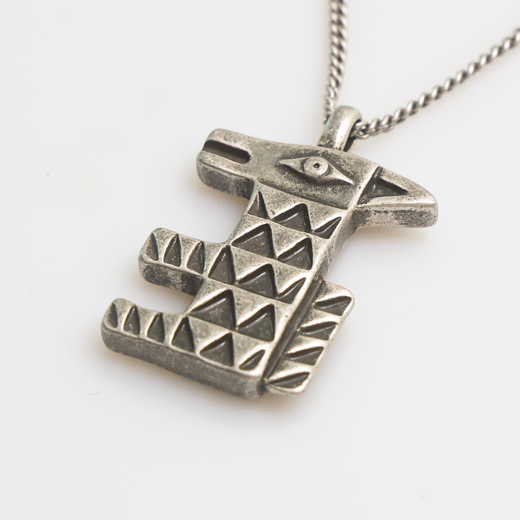 Towtow Archive - Watcher Totem Pendant Necklace Silver Burnish (OC) product image 3 | TRAB K-Fashion Australia
