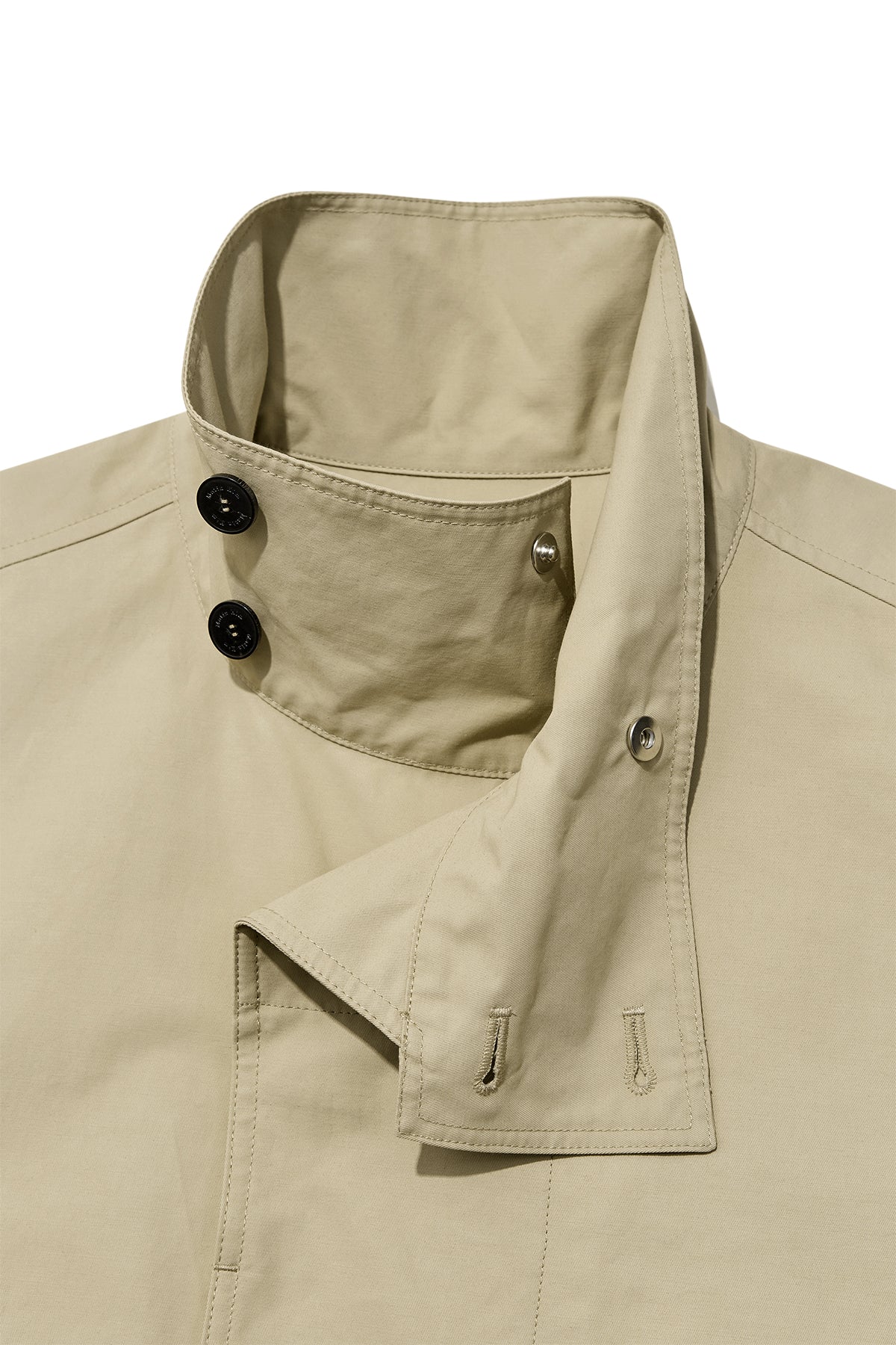Matin Kim - Trench Bomber Jumper (Beige) product image 3 | TRAB K-Fashion Australia