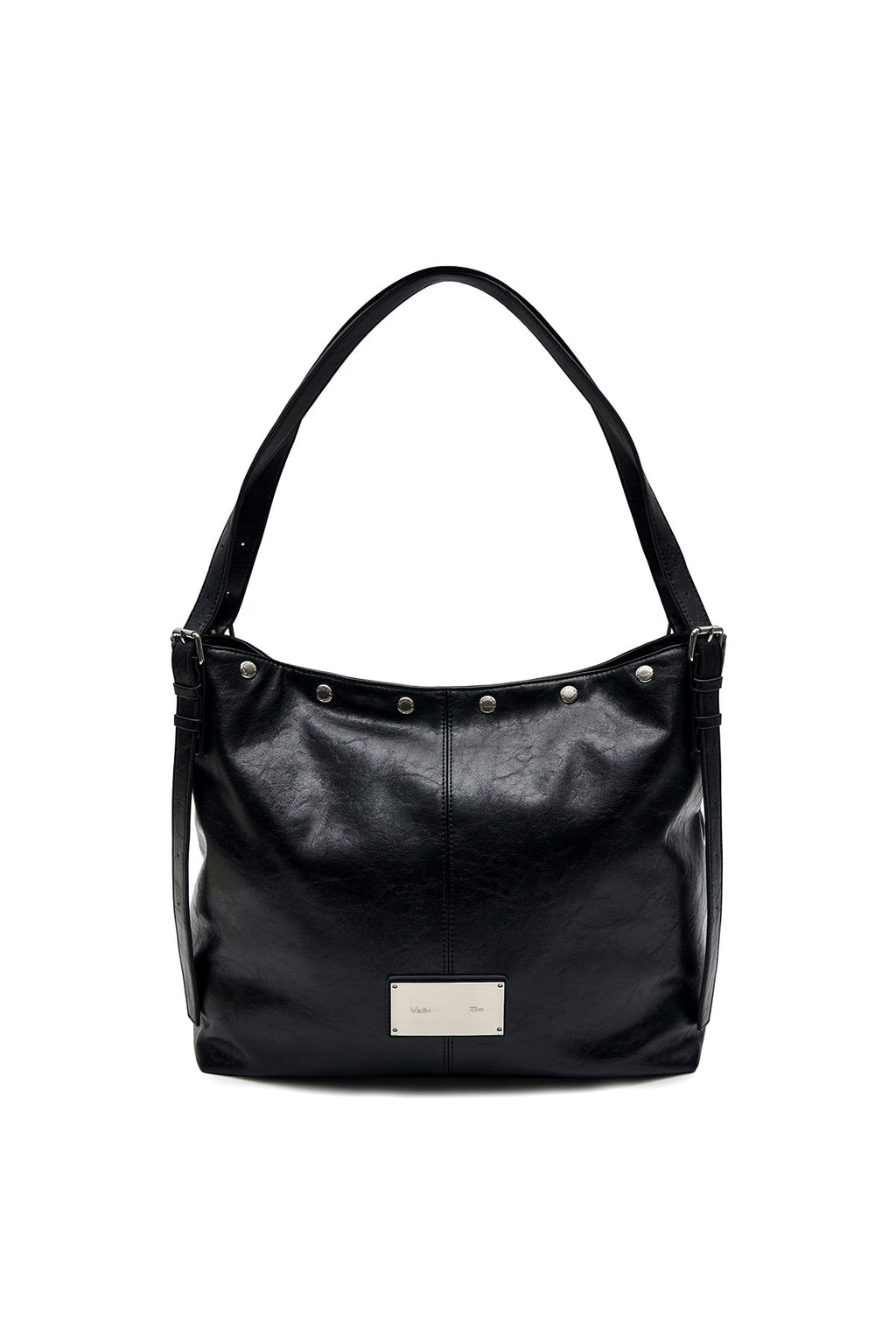 Matin Kim - Matin Stud Point Large Shoulder Bag (Black) product image 1 | TRAB K-Fashion Australia