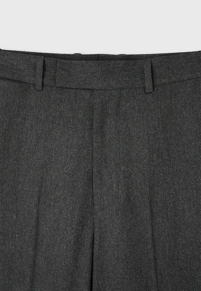Tonywack - Wool And Cashmere Wide-Leg Trousers (Charcoal) product image 7 | TRAB K-Fashion Australia