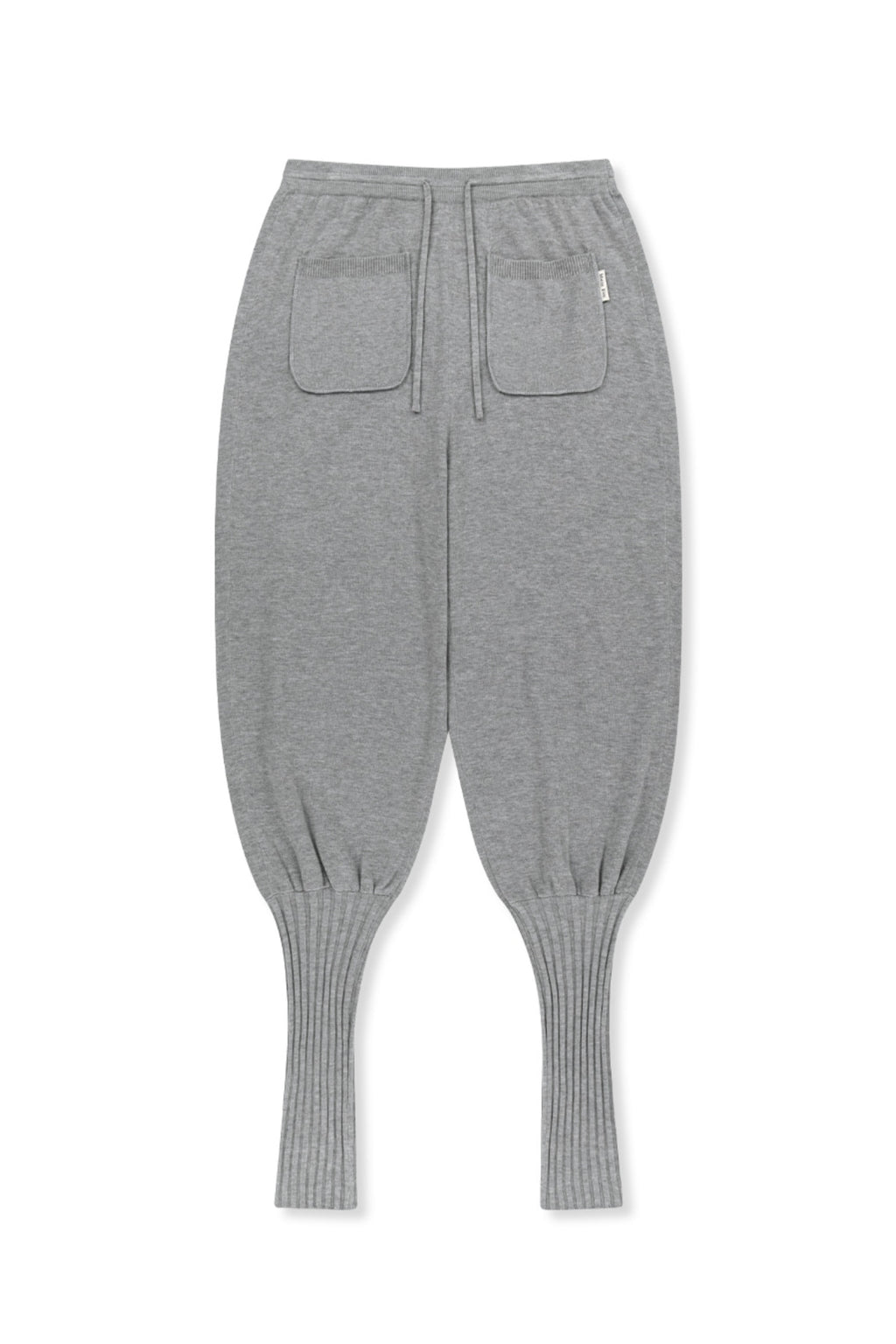 Matin Kim - Leg Warmer Knit Jogger Pants (Grey) product image 1 | TRAB K-Fashion Australia