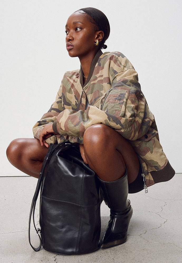 Tonywack - Camouflage Nylon Bomber (Beige/Green) product image 5 | TRAB K-Fashion Australia