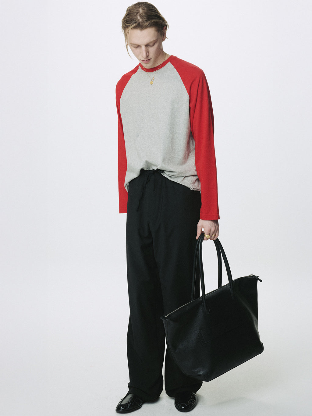 Tonywack - Tropical Wool Drawstring Pants (Black) product image 3 | TRAB K-Fashion Australia