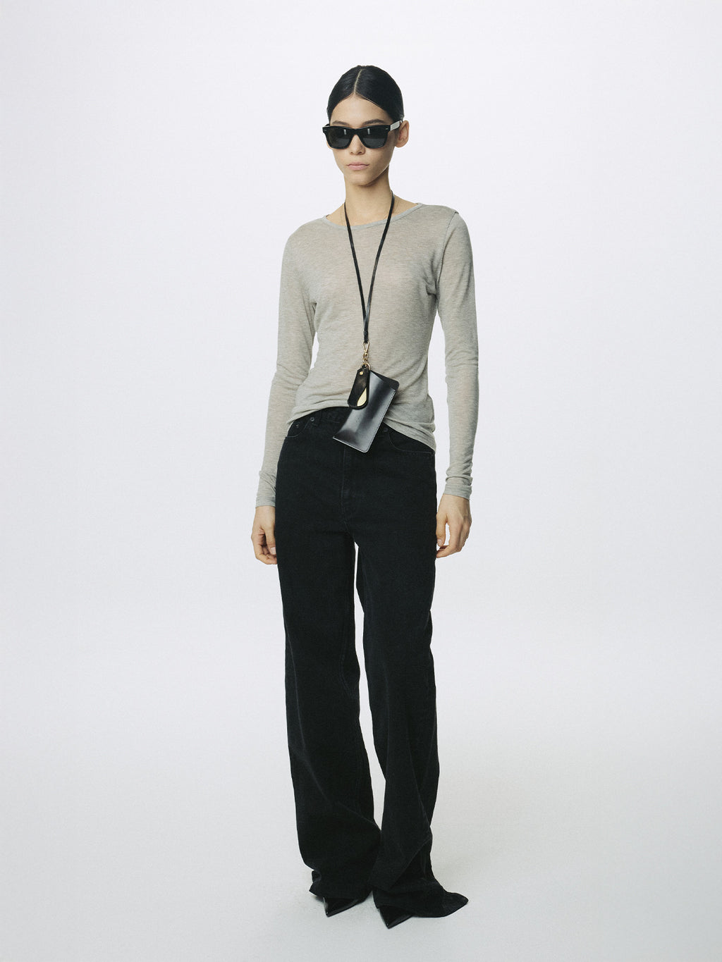 Tonywack - Zipped Wide Leg Denim (Black) product image 7 | TRAB K-Fashion Australia