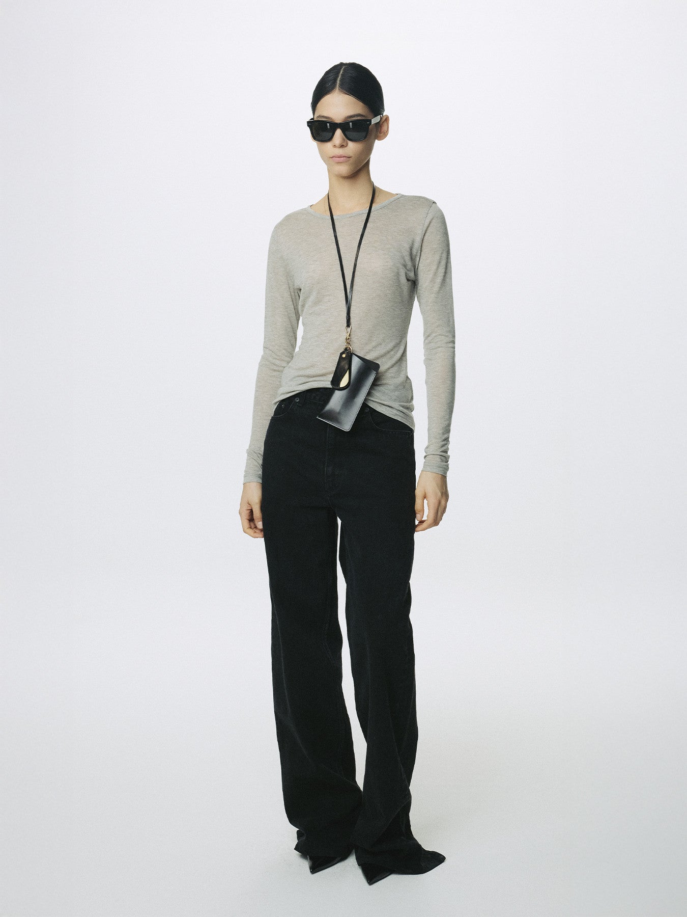 Tonywack - Zipped Wide Leg Denim (Black) product image 7 | TRAB K-Fashion Australia
