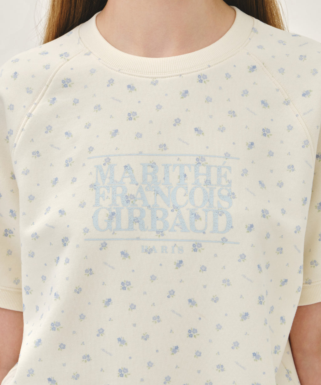 Marithe & Francois Girbaud - Vintage Classic Logo Half Sweatshirt (Flower) product image 4 | TRAB K-Fashion Australia