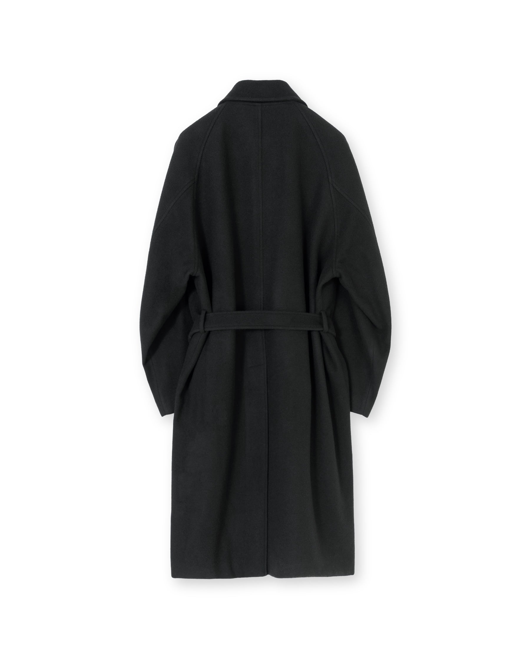 Brownyard - Pure Wool Belted Coat (Black) product image 7 | TRAB K-Fashion Australia