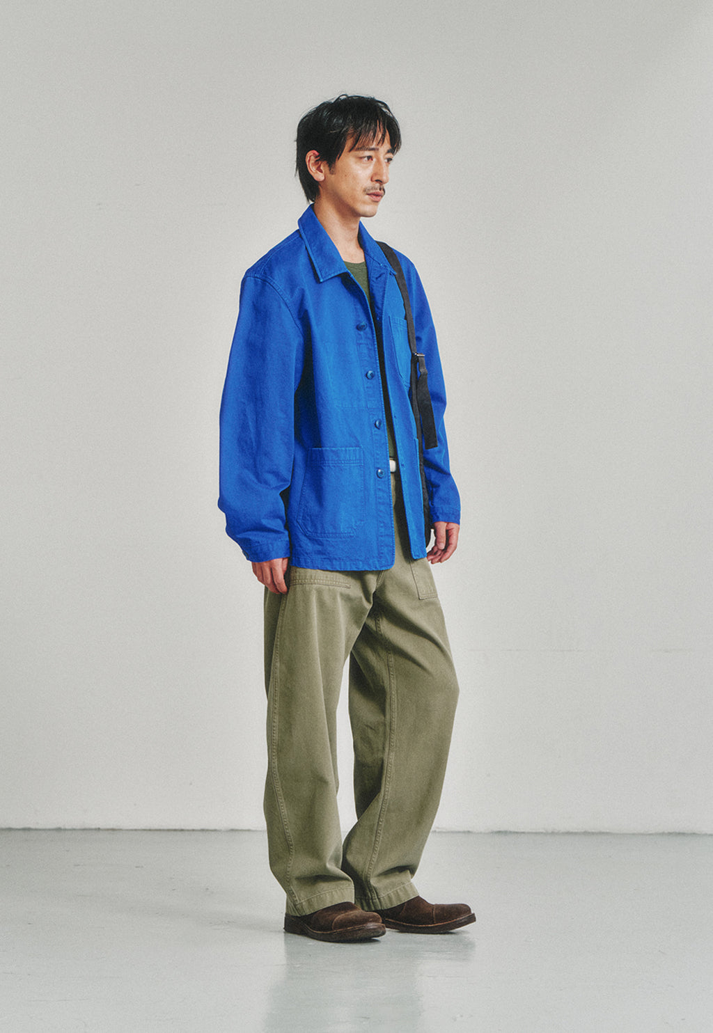 Art if acts - Curved Fatigue Trousers (Olive) product image 3 | TRAB K-Fashion Australia