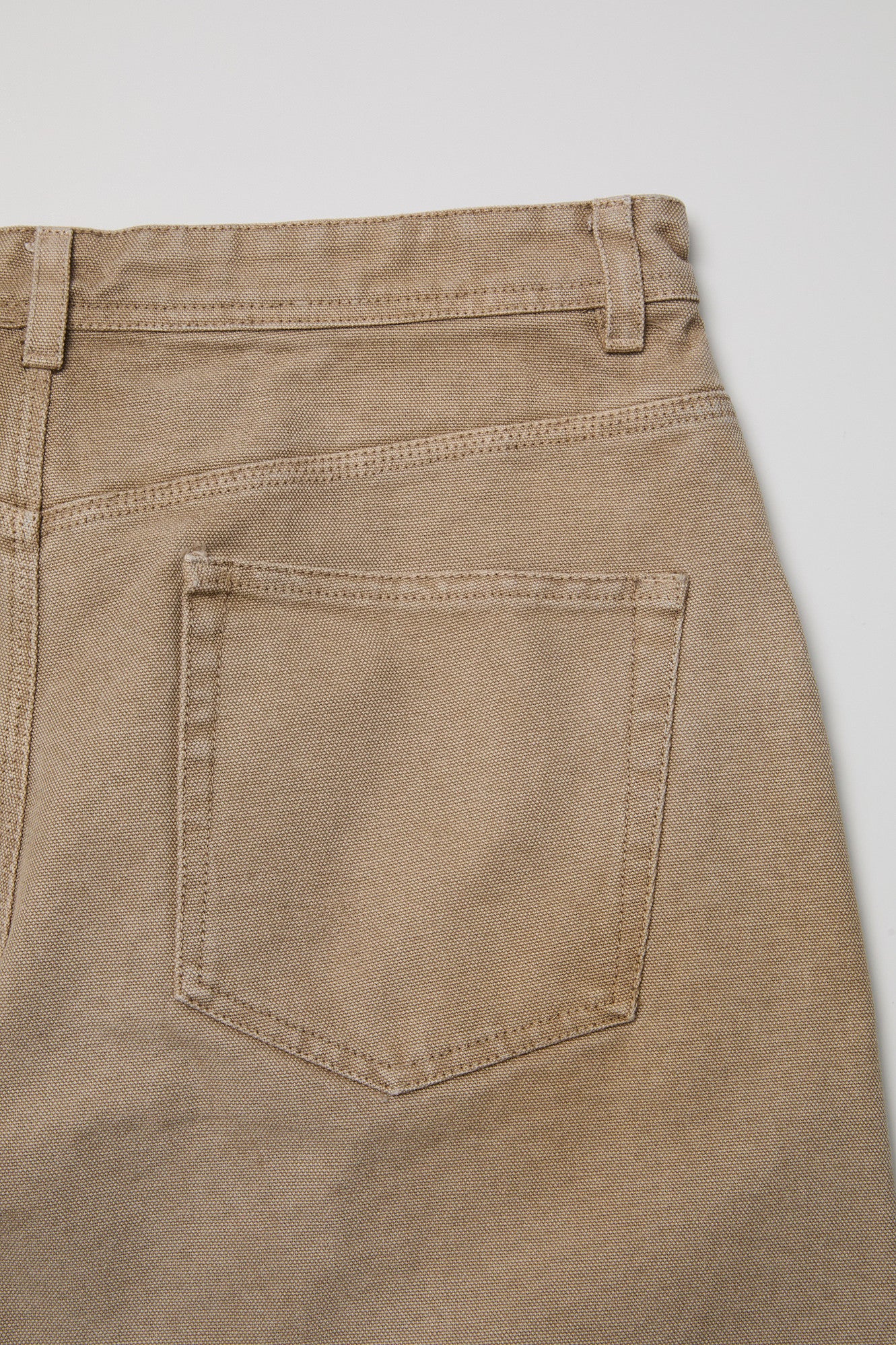 Coor - Over Dyed Bermuda Double Knee Pants (Washed Beige) product image 6 | TRAB K-Fashion Australia
