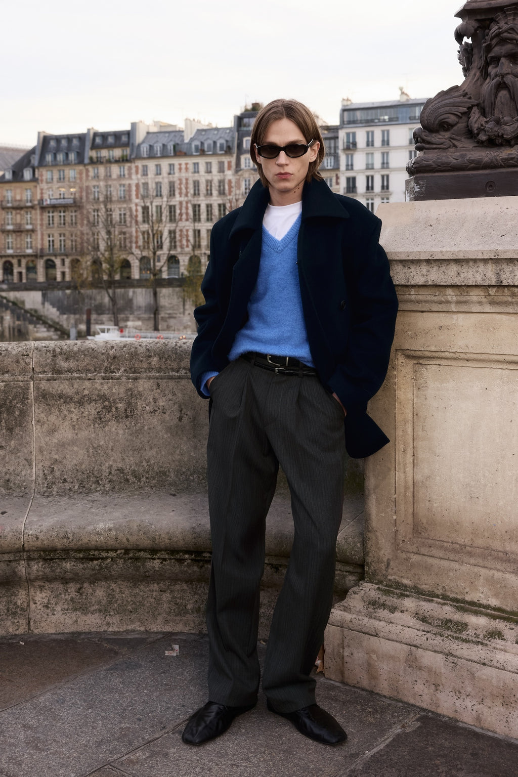 STU - Caban Coat In (Navy) product image 8 | TRAB K-Fashion Australia