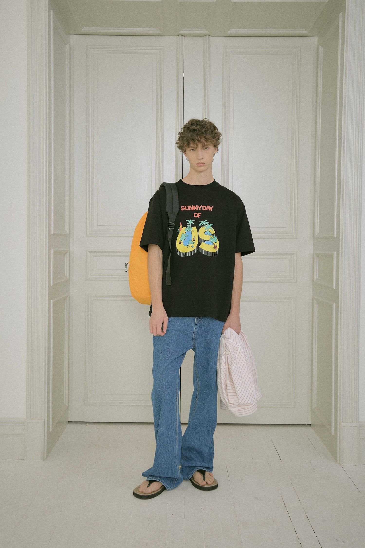 STU - Us Printing T-Shirt (Black) product image 4 | TRAB K-Fashion Australia