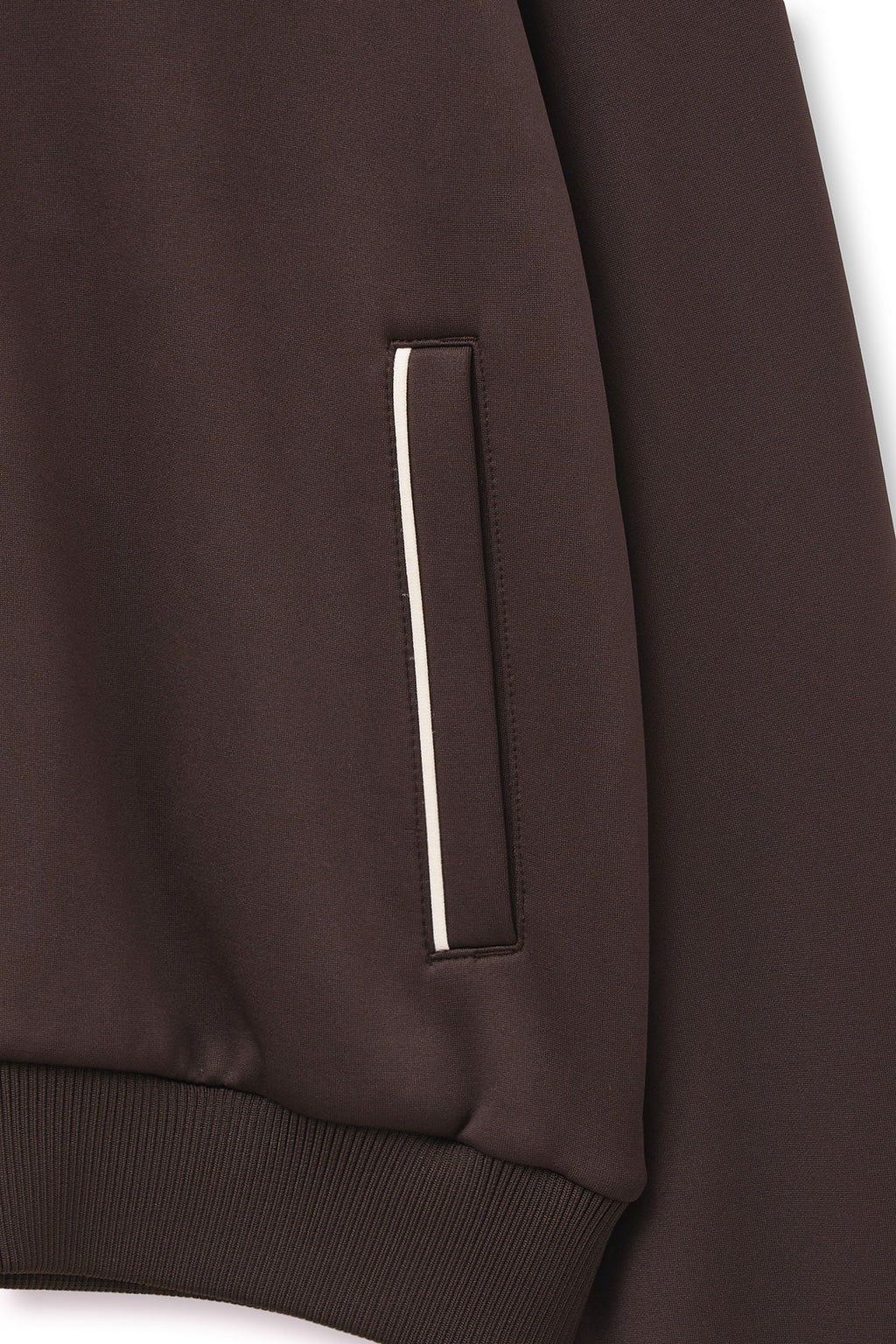 Matin Kim - Heart Logo Track Jumper (Brown) product image 5 | TRAB K-Fashion Australia