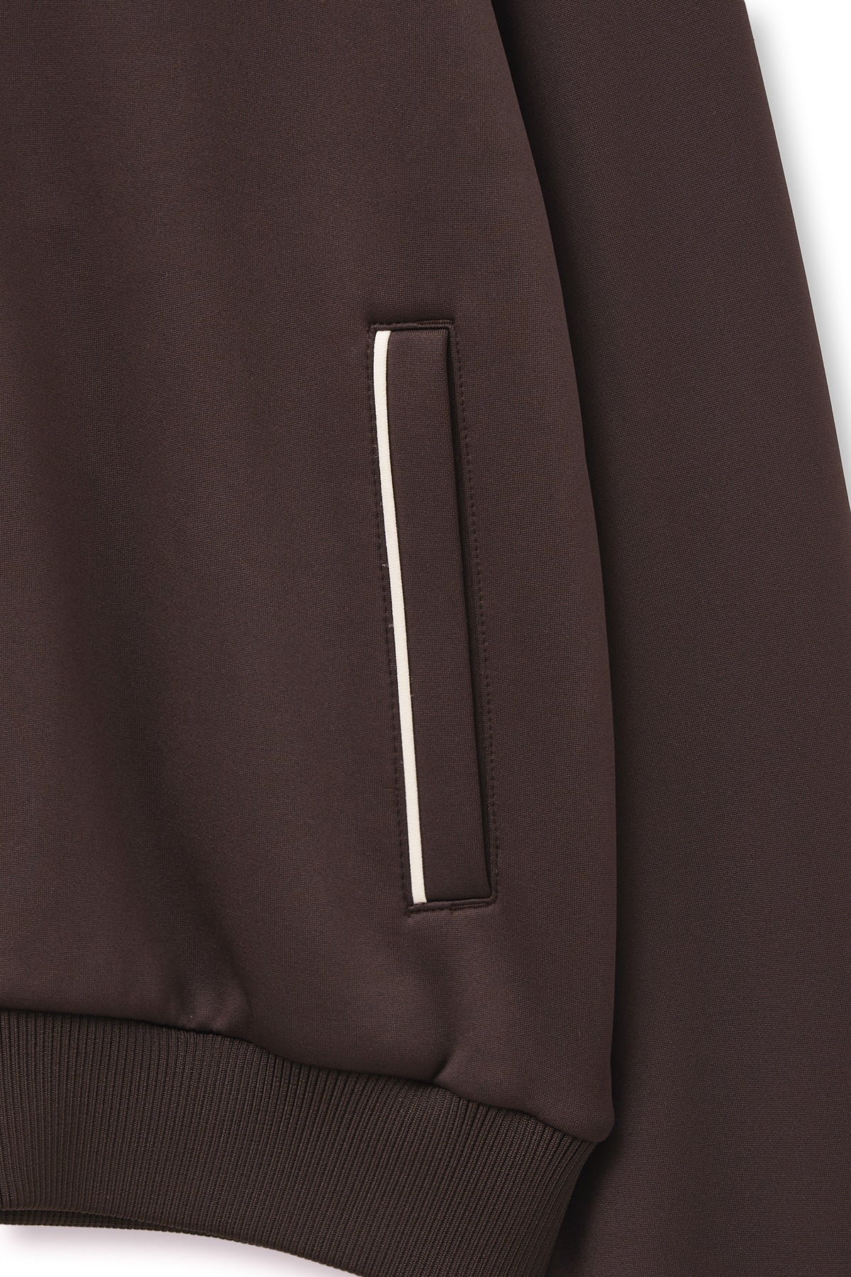 Matin Kim - Heart Logo Track Jumper (Brown) product image 5 | TRAB K-Fashion Australia