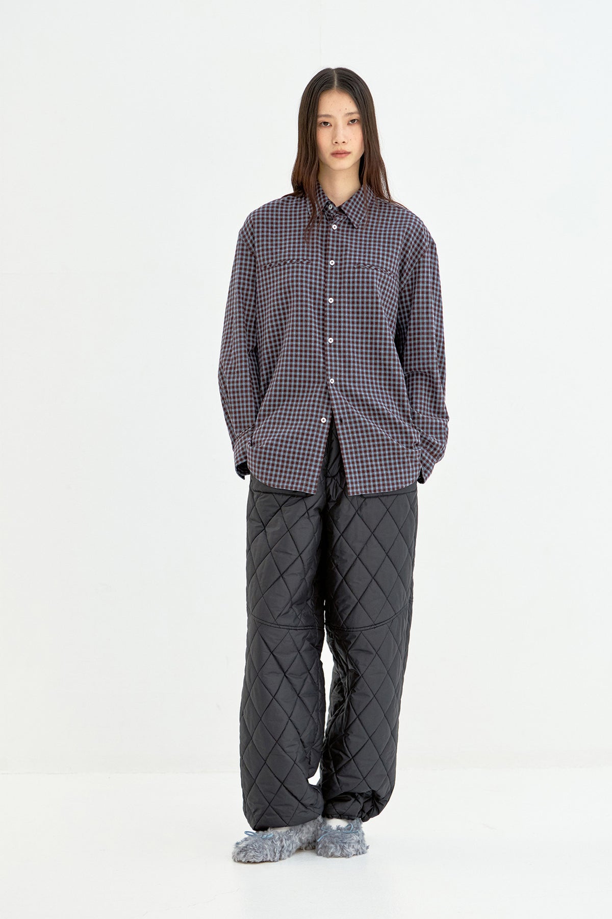 Coor - Quilted Multi-Pocket Pants (Black) product image 2 | TRAB K-Fashion Australia