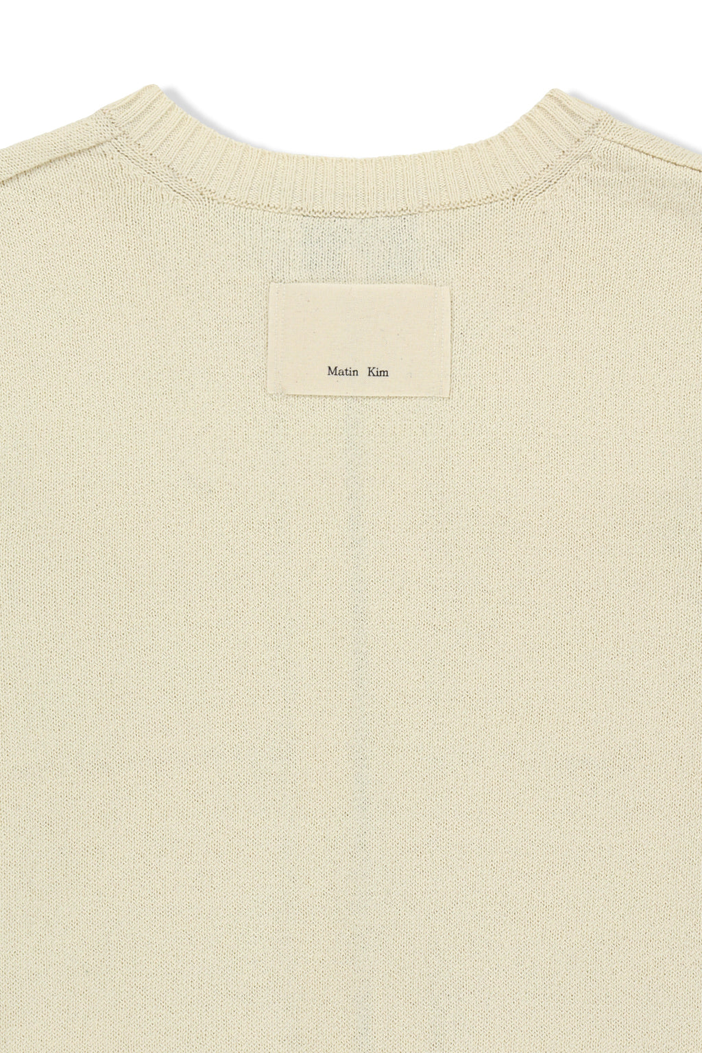 Matin Kim - Pocket Washed Knit Vest (Light Beige) product image 5 | TRAB K-Fashion Australia