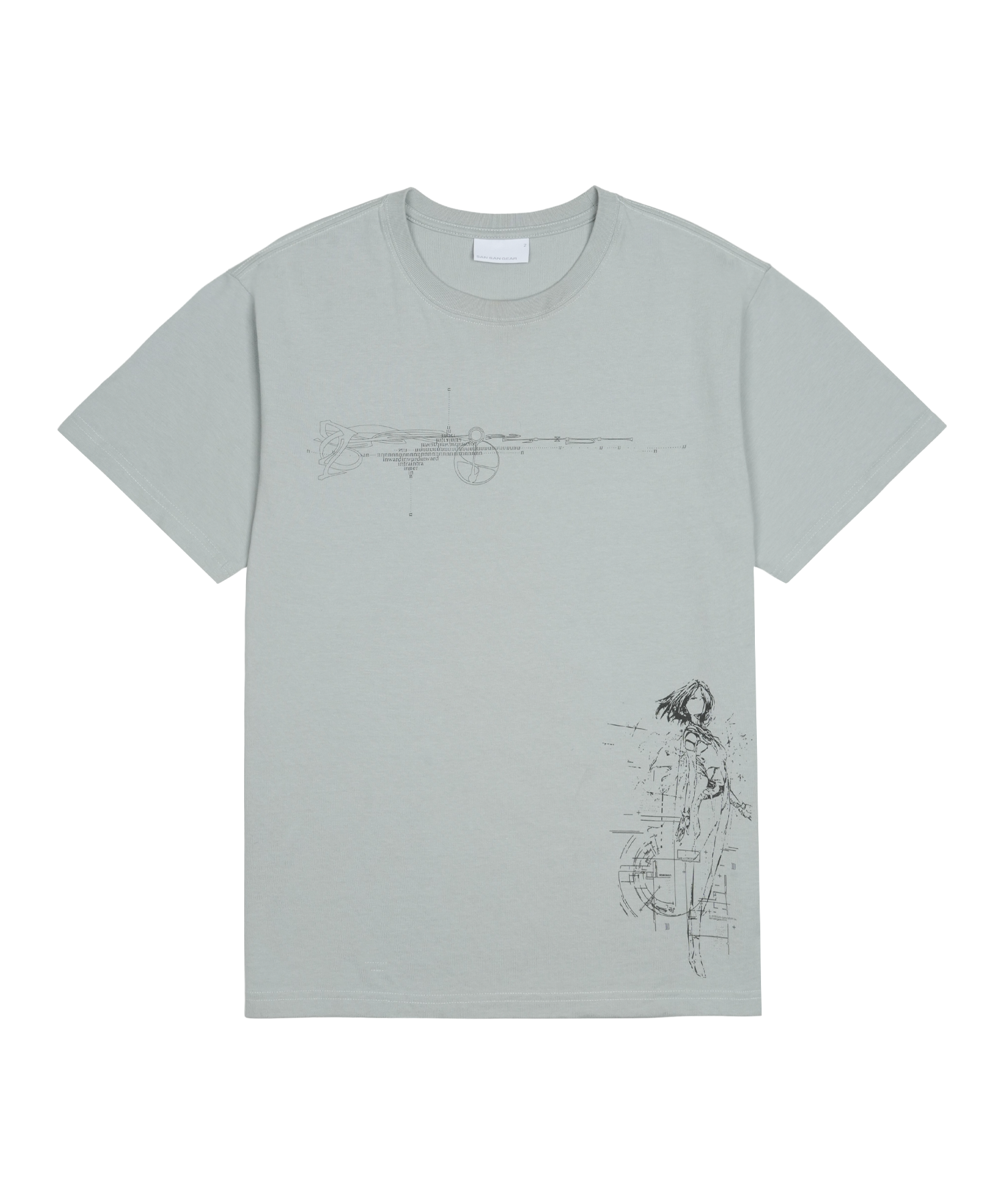 San San Gear - Resonian T-Shirt (Sky Blue) product image 1 | TRAB K-Fashion Australia