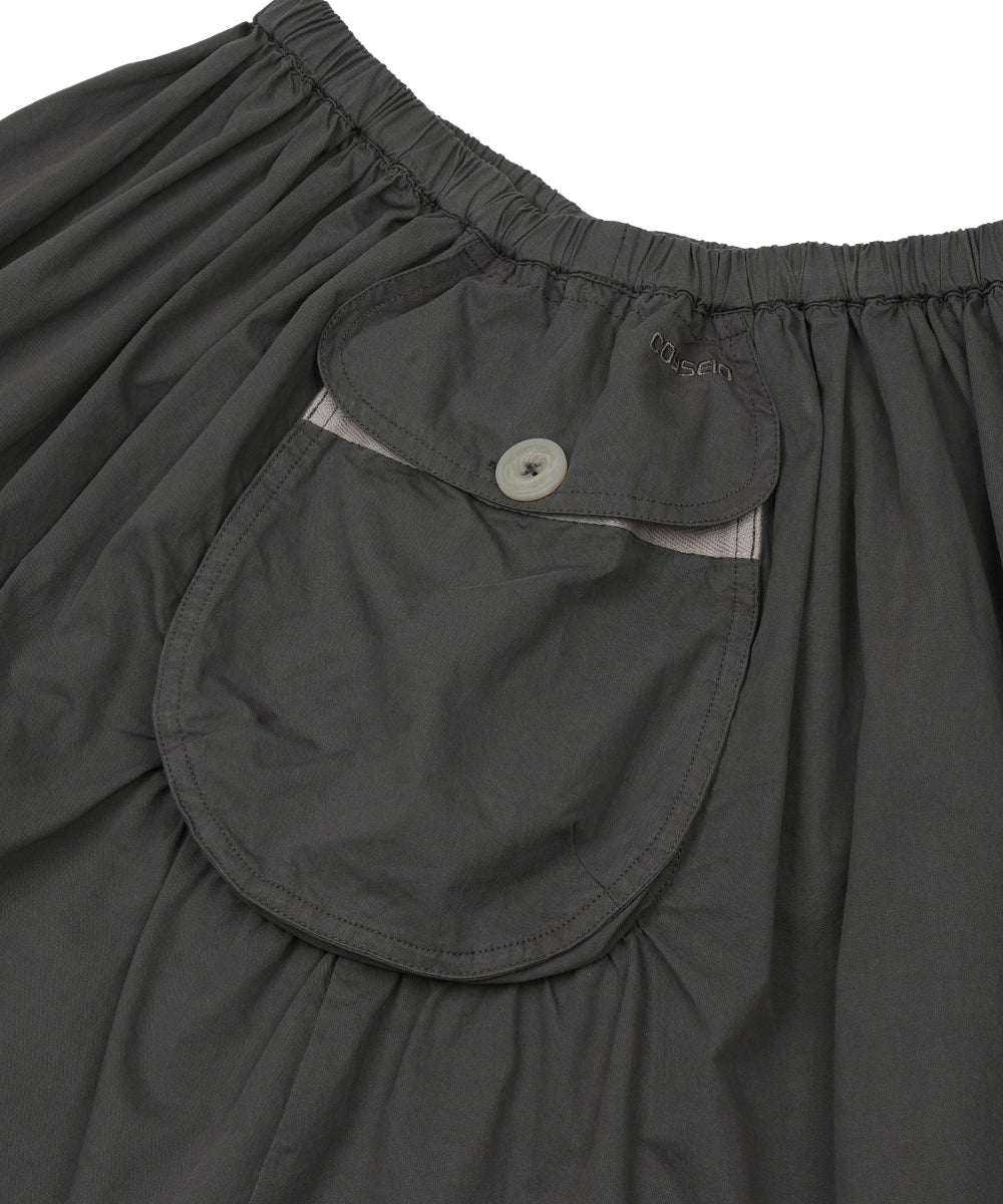 Coyseio - Big Pocket Shirring Skirt (Charcoal) product image 13 | TRAB K-Fashion Australia