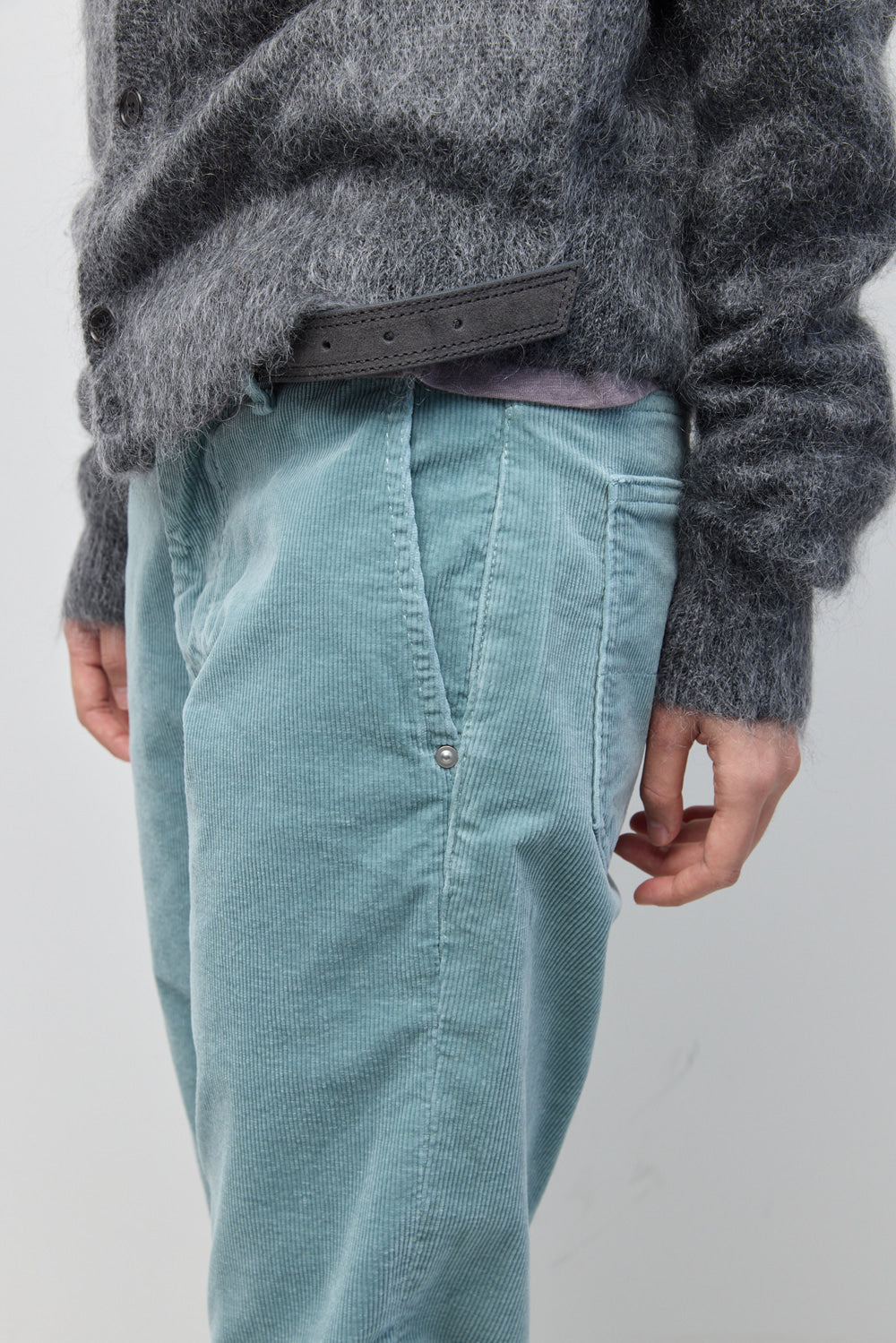 Hatchingroom - Flare Pants Corduroy (Washed Mint) product image 13 | TRAB K-Fashion Australia