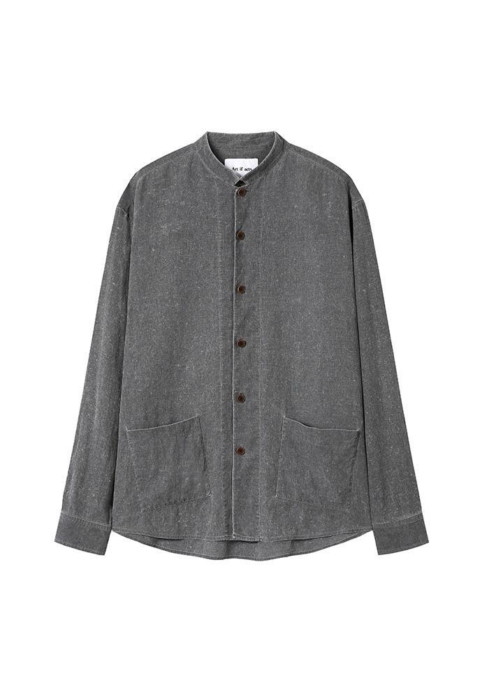 Art if acts - Linen Oriental Jacket (Faded Charcoal) product image 6 | TRAB K-Fashion Australia