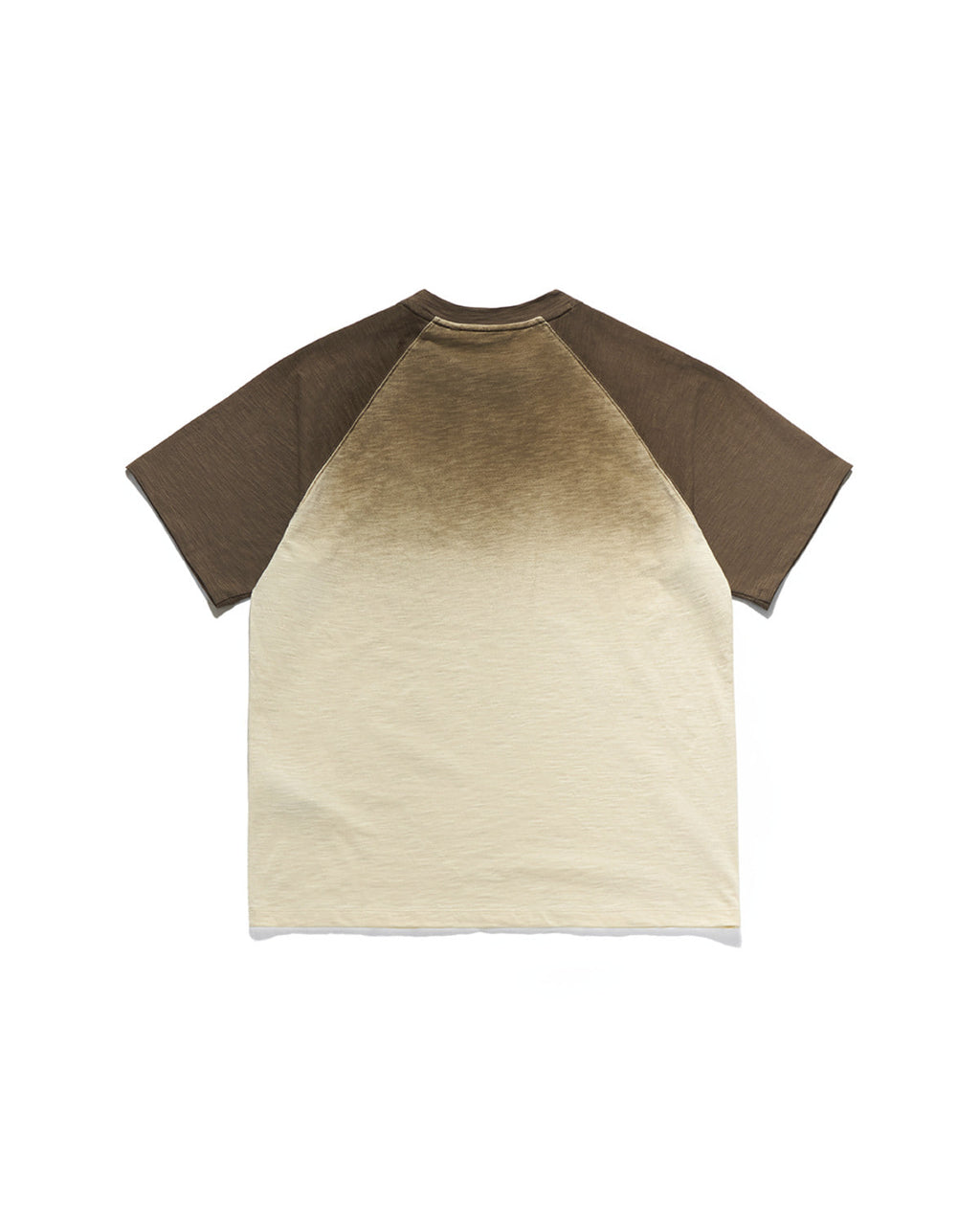 Eastlogue - Wandarer Raglan Half T-shirts (Cream & Brown) product image 2 | TRAB K-Fashion Australia