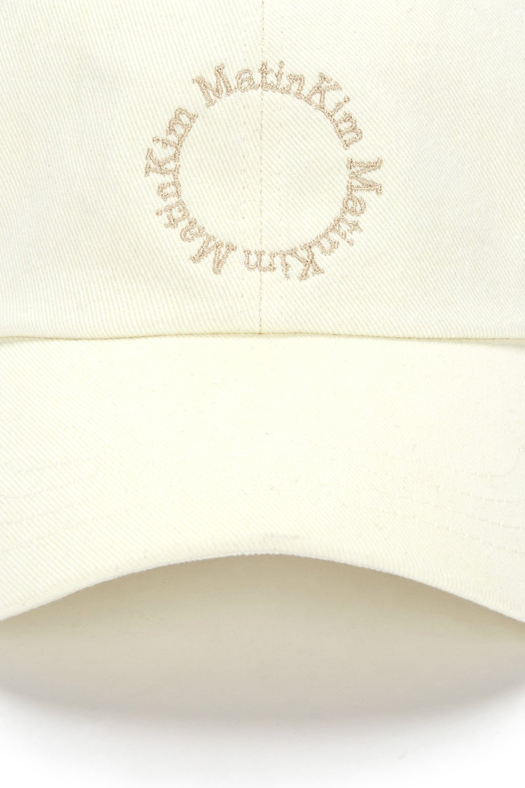 Matin Kim - Macaron Logo Ball Cap (Cream) product image 4 | TRAB K-Fashion Australia