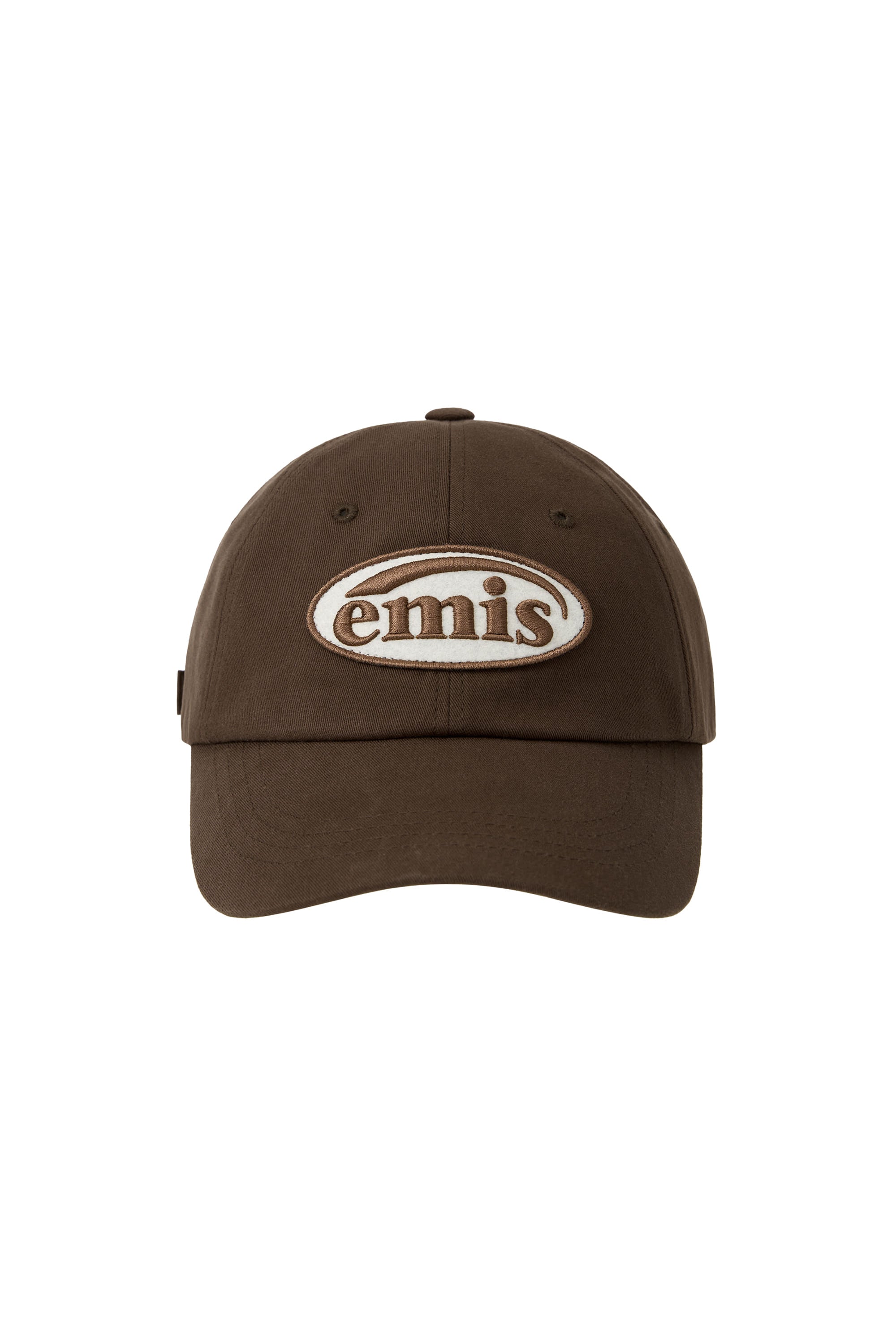 Emis - Tone On Tone Wappen Ball Cap (Brown) product image 1 | TRAB K-Fashion Australia
