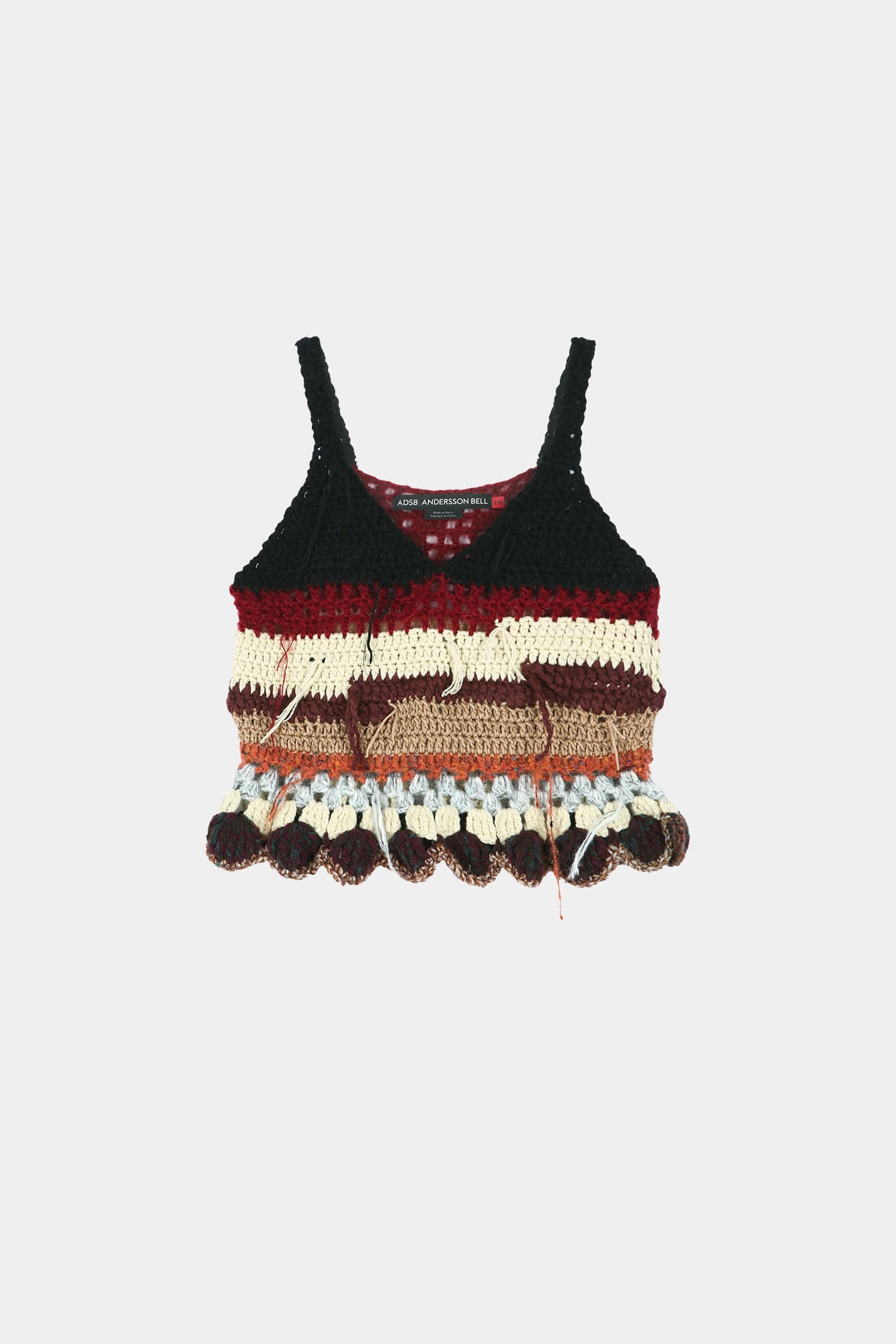 Andersson Bell - Hand-Crocheted Ruffle Hem Top (Multi) product image 7 | TRAB K-Fashion Australia