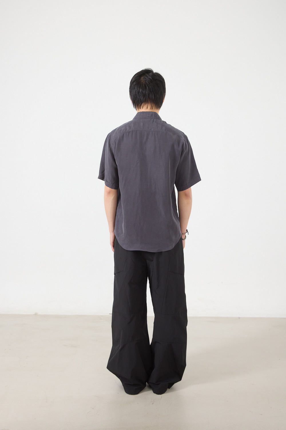 Hatchingroom - Slash Shirt Cupro (Blue Charcoal) product image 9 | TRAB K-Fashion Australia