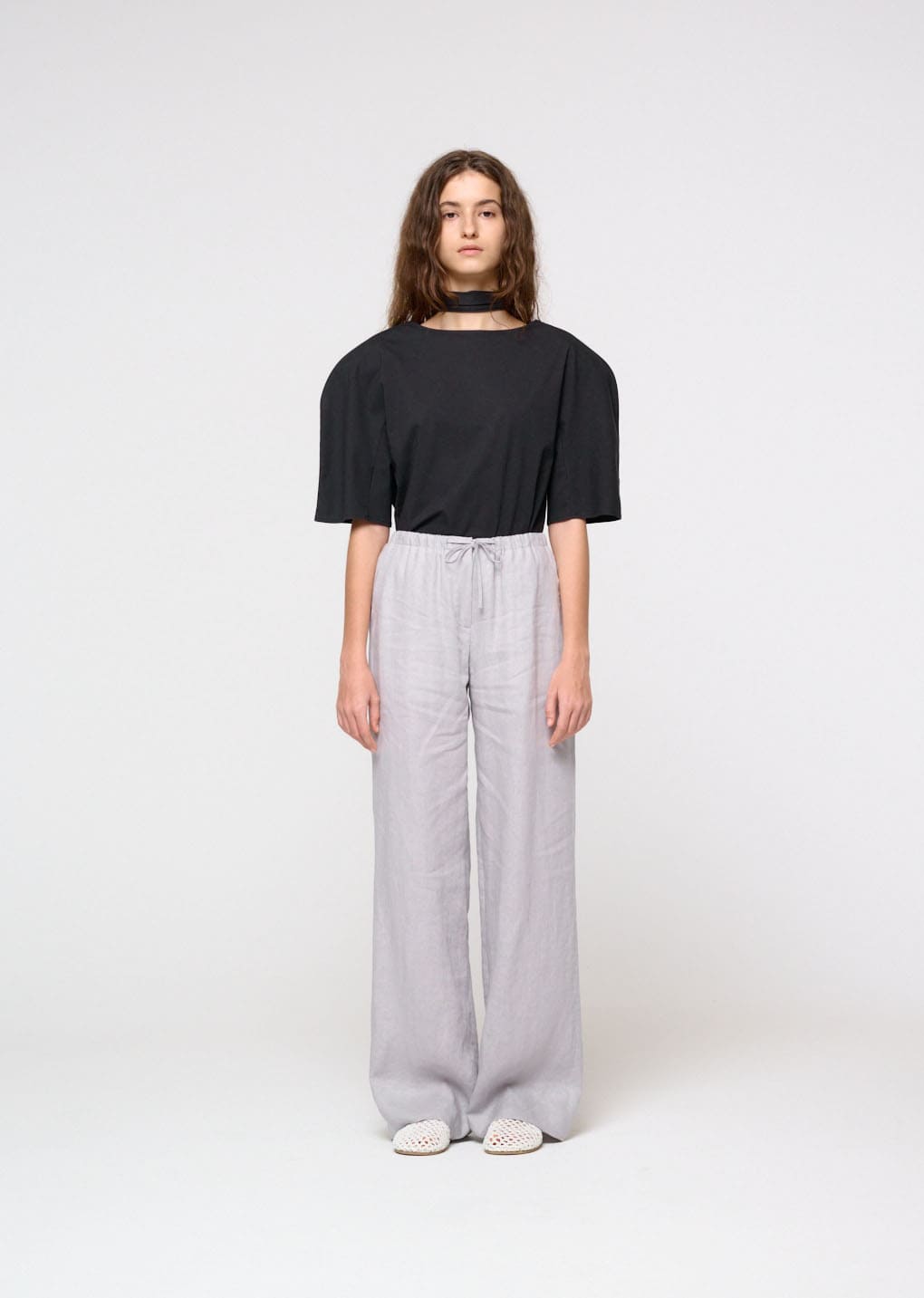 Amomento - [Pre-Order] Padded Jersey Top (Charcoal) product image 2 | TRAB K-Fashion Australia