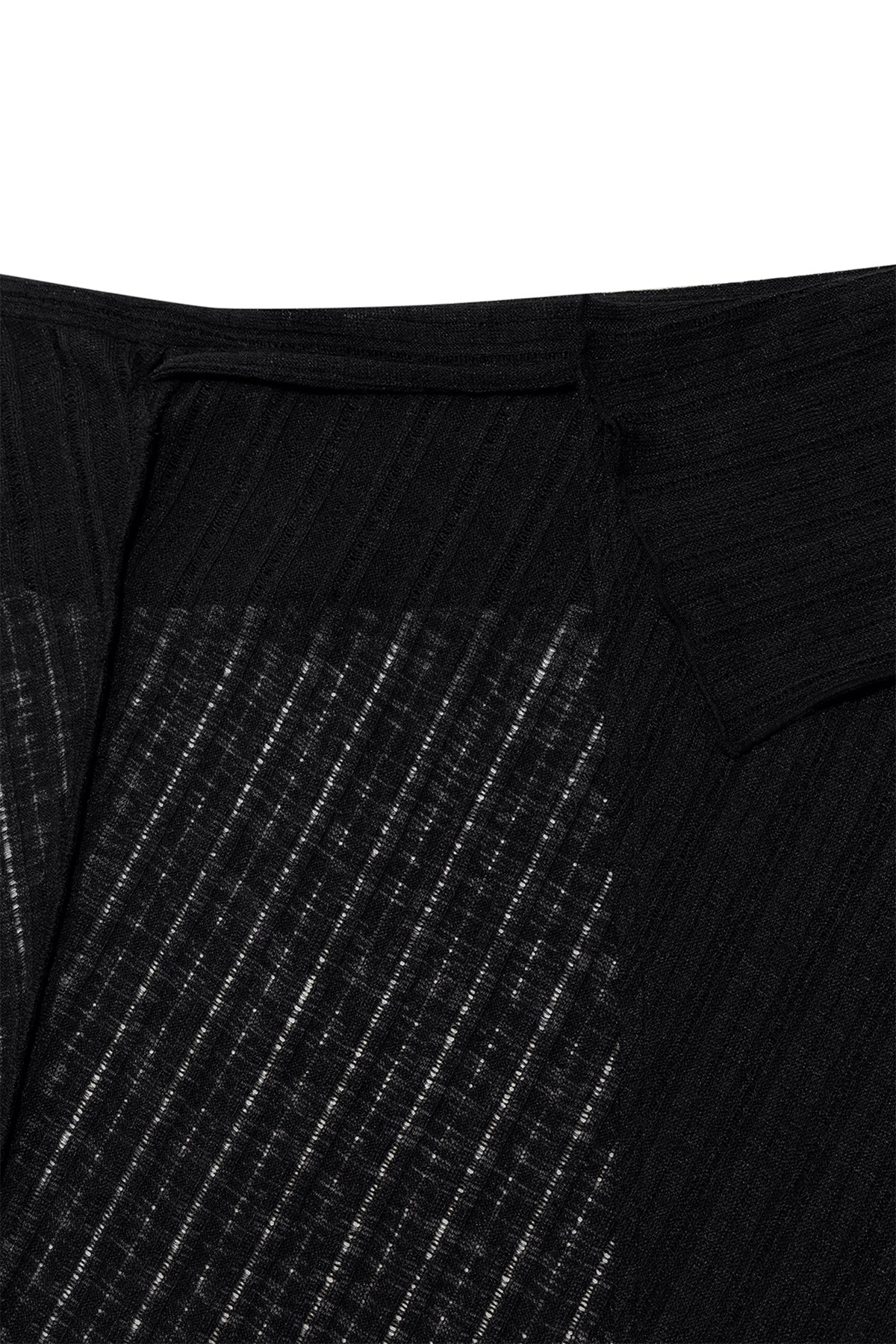 Matin Kim - Foldover Layered Maxi Wrap Skirt (Black) product image 5 | TRAB K-Fashion Australia