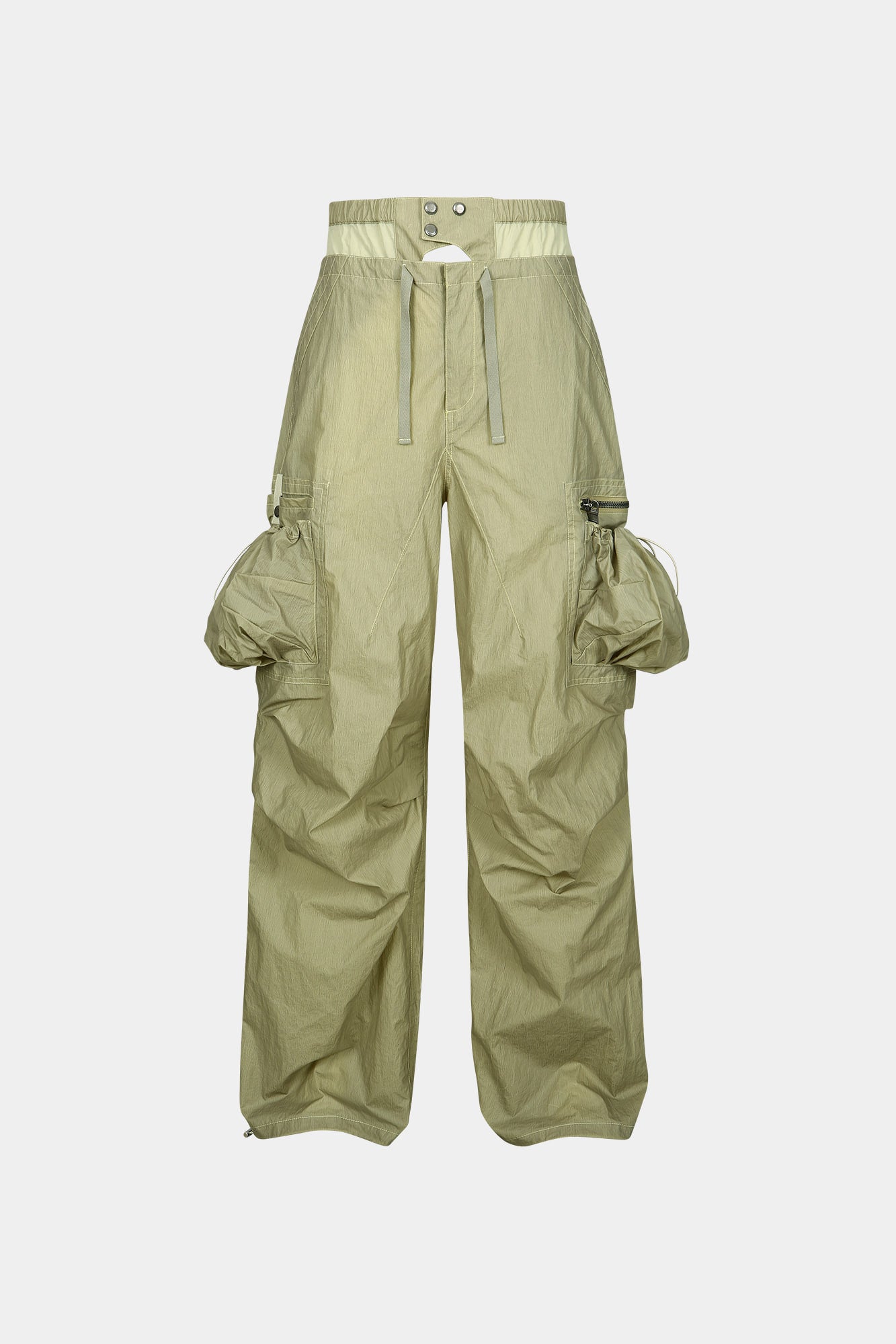 Andersson Bell - Balloon Pocket Parachute Pants (Yellow Beige) product image 9 | TRAB K-Fashion Australia