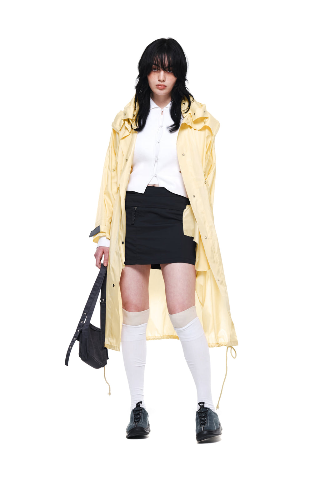 Matin Kim - City Breeze Maxi Windbreaker (Beige) product image 8 | TRAB K-Fashion Australia