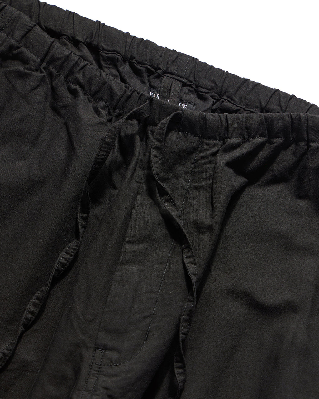 Eastlogue - Lounger Curved Easy Pants (Black Linen) product image 3 | TRAB K-Fashion Australia