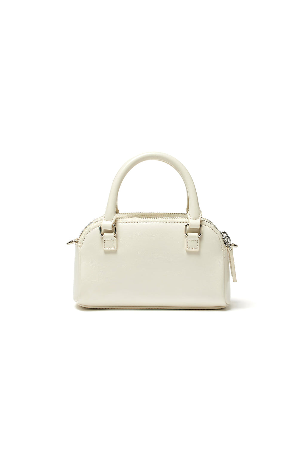 Matin Kim - Double Zipper Mini Cross Bag (White) product image 2 | TRAB K-Fashion Australia