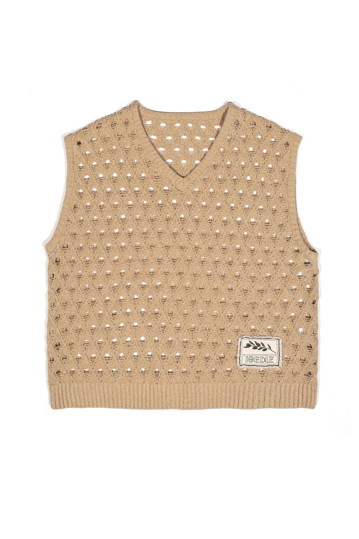 Ioedle - Olive Oil Mesh Vest (Beige) product image 2 | TRAB K-Fashion Australia