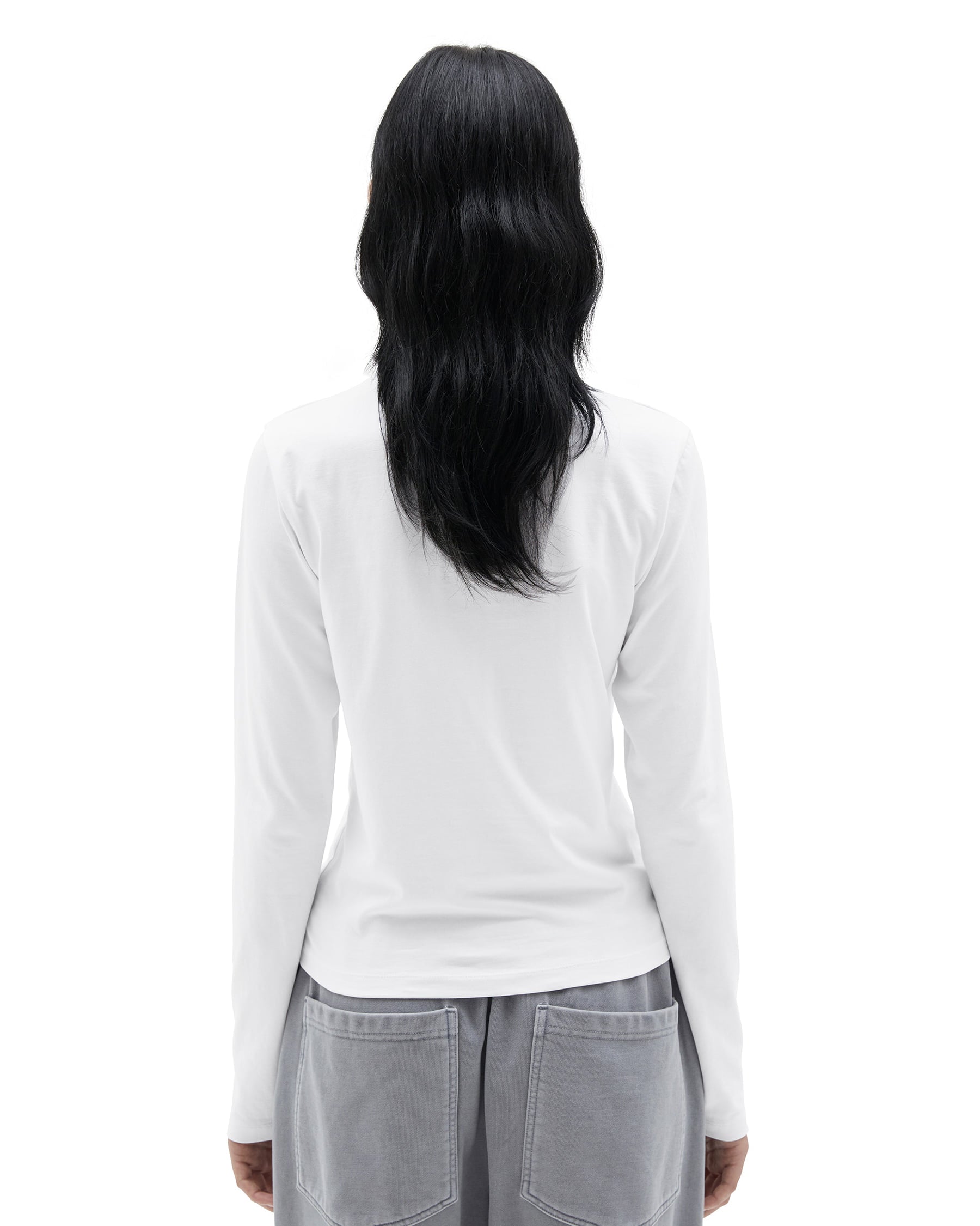 Brownyard - Highneck Long Sleeve (White) product image 2 | TRAB K-Fashion Australia