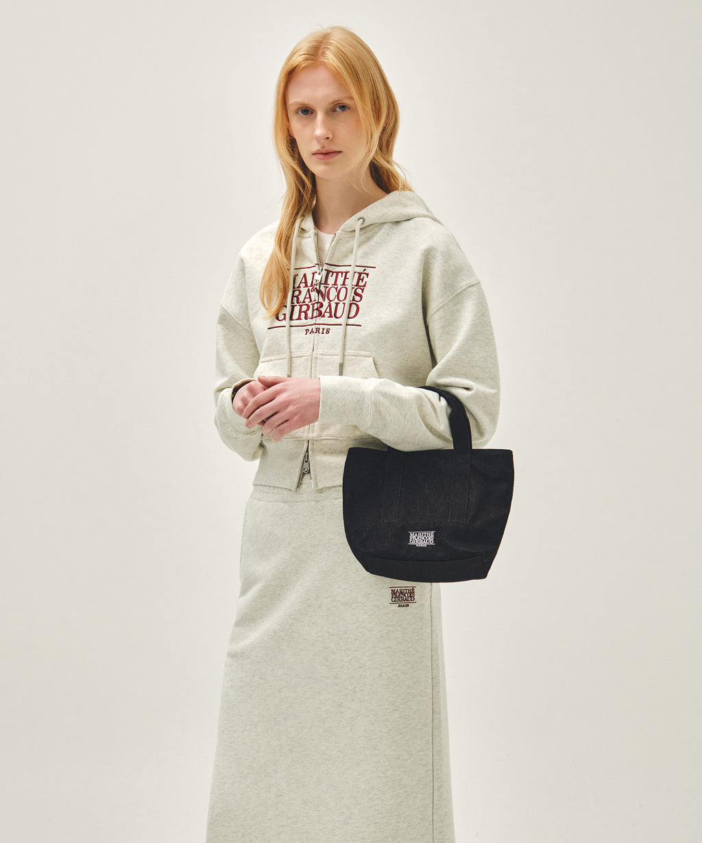 Marithe & Francois Girbaud - Classic Logo Canvas Tote Bag (Black) product image 6 | TRAB K-Fashion Australia