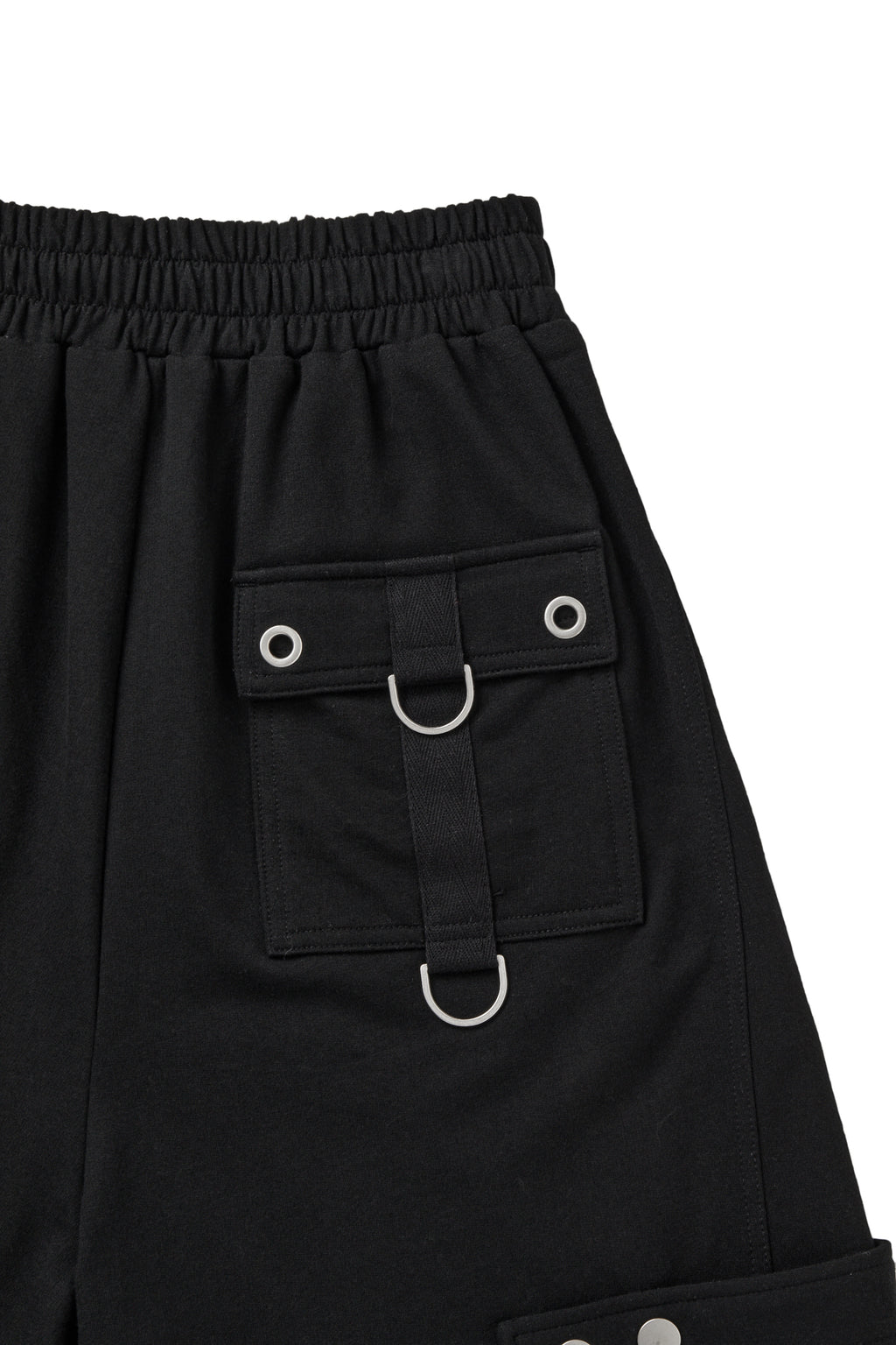 Deinet - Metal Detail Bermuda Pants (Black) product image 6 | TRAB K-Fashion Australia
