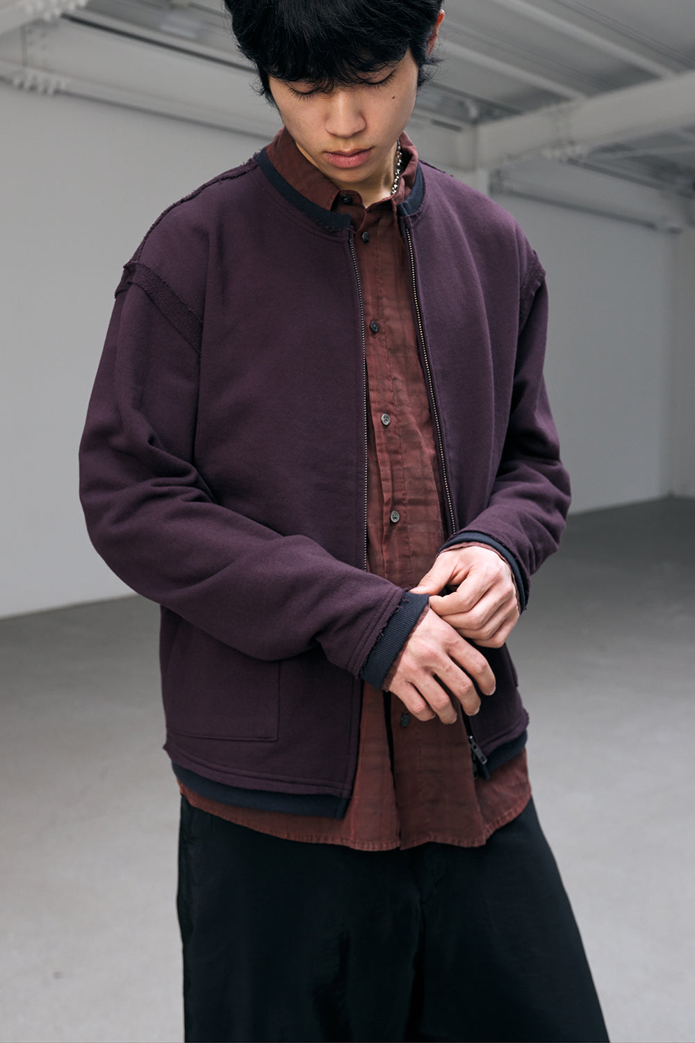 Hatchingroom - Ringer Cardigan (Purple) product image 9 | TRAB K-Fashion Australia