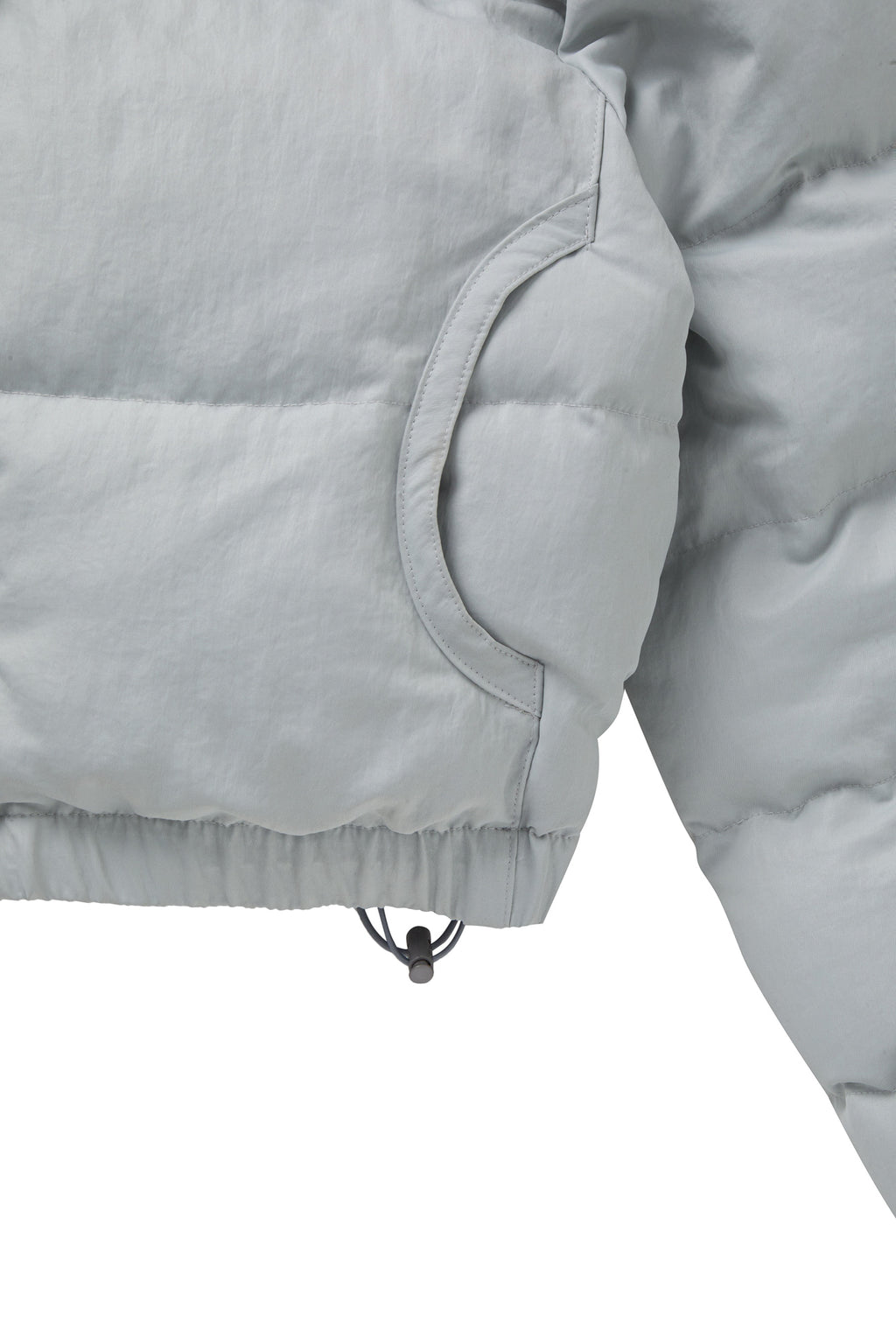 Deinet - Stud Wellon Hood Padded Jumper (Silver) product image 7 | TRAB K-Fashion Australia