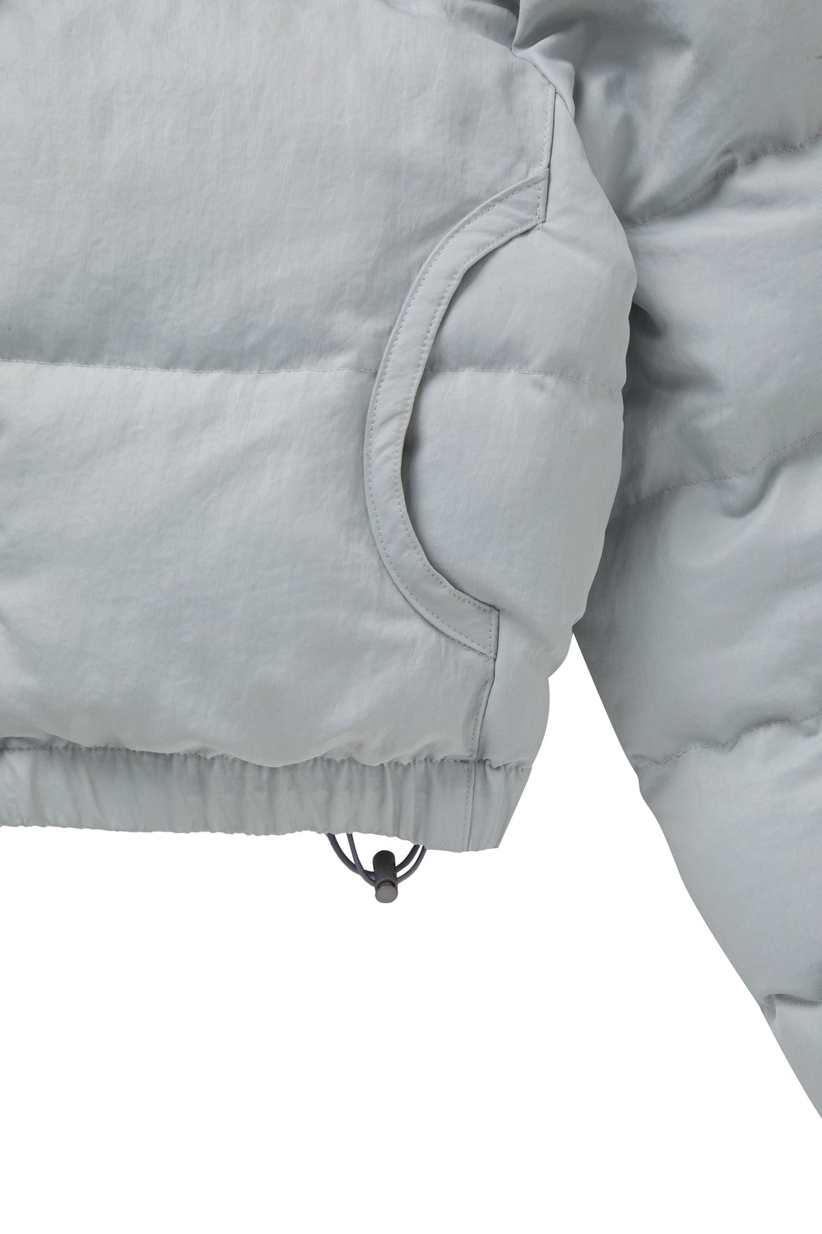 Deinet - Stud Wellon Hood Padded Jumper (Silver) product image 7 | TRAB K-Fashion Australia