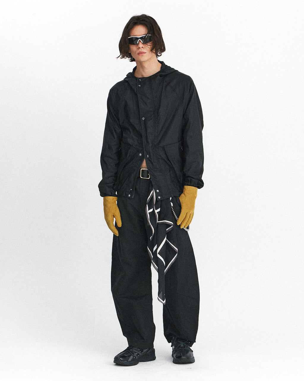 Eastlogue - Wind Block Birdman Jumper (Black Ripstop) product image 4 | TRAB K-Fashion Australia