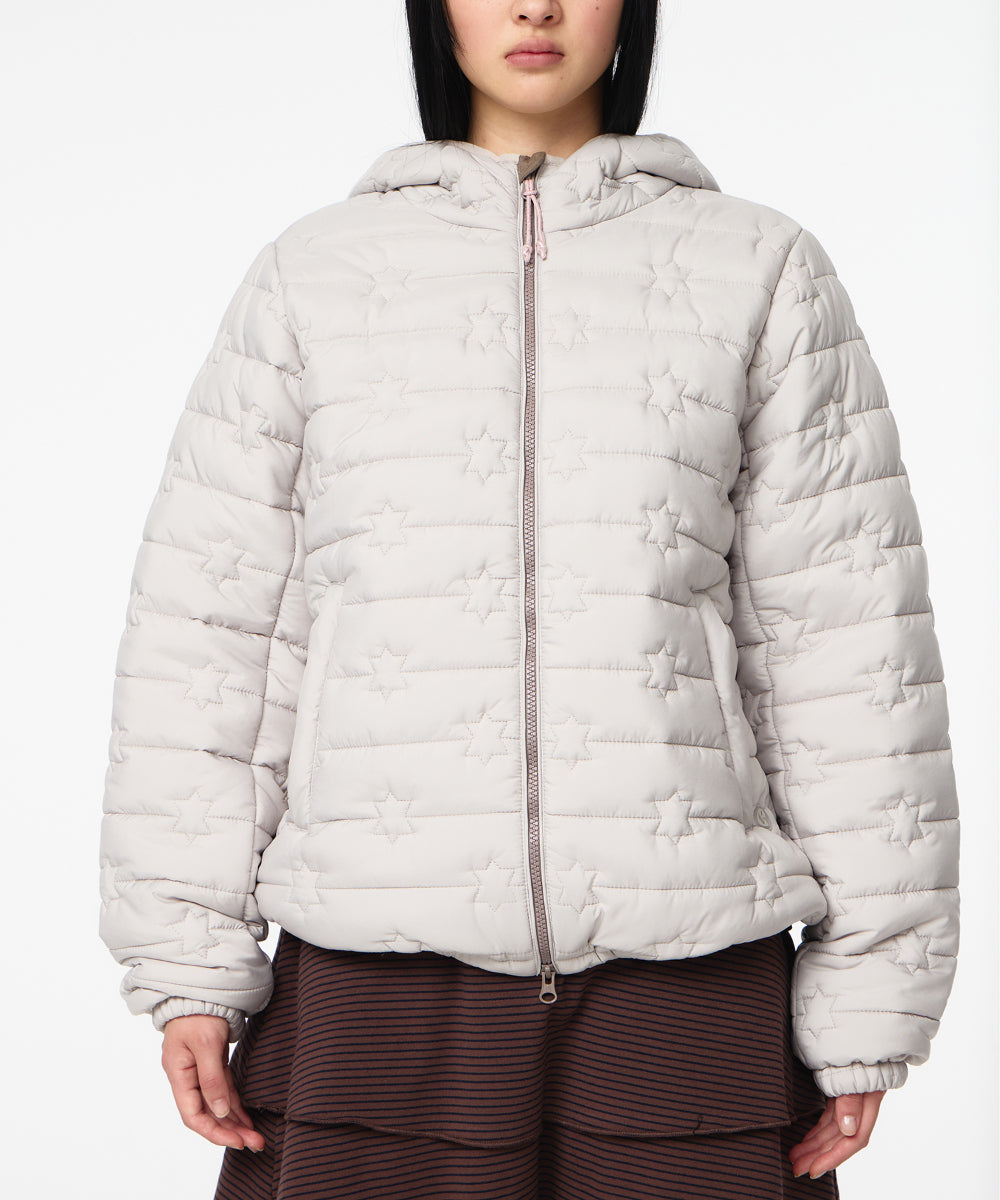 Coyseio - Fluffy Light Padded Jacket (Light Beige) product image 6 | TRAB K-Fashion Australia