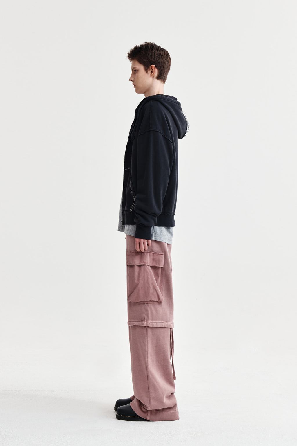 Matin Kim - [Pre-Order – Ships November 5] Pigment Dyed Cargo Pants (Pink) product image 7 | TRAB K-Fashion Australia