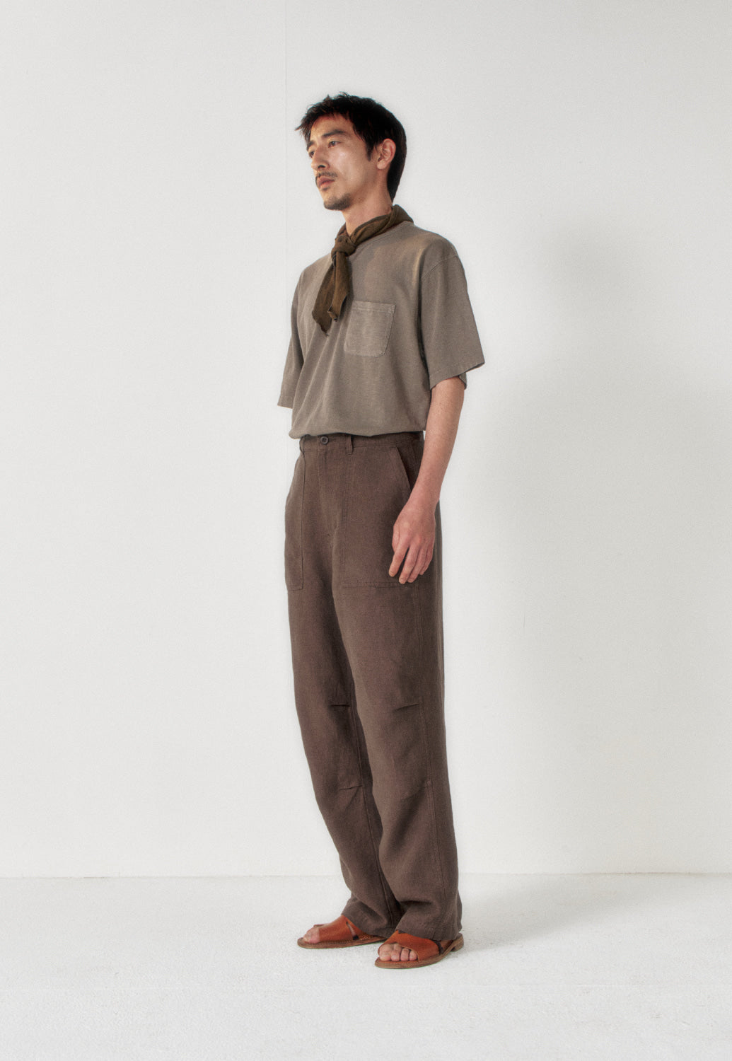 Art if acts - Henley S/S Tee (Mud Brown) product image 4 | TRAB K-Fashion Australia