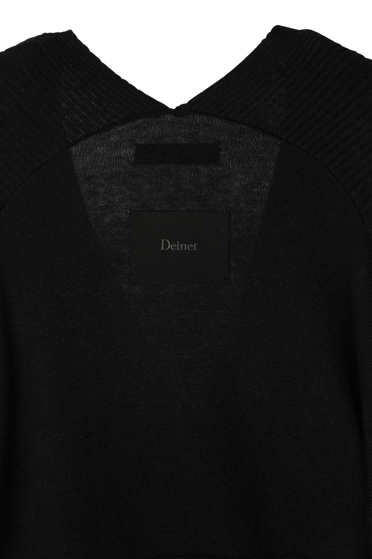 Deinet - Fluid Knit Drape Cardigan (Black) product image 13 | TRAB K-Fashion Australia
