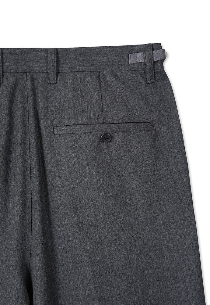 Art if acts - Wool One Tuck Trousers (Charcoal) product image 11 | TRAB K-Fashion Australia